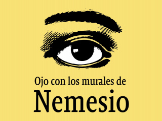 Imagen de Ojo con los murales de Nemesio