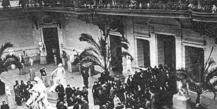 Ceremonia de inauguración septiembre de 1910