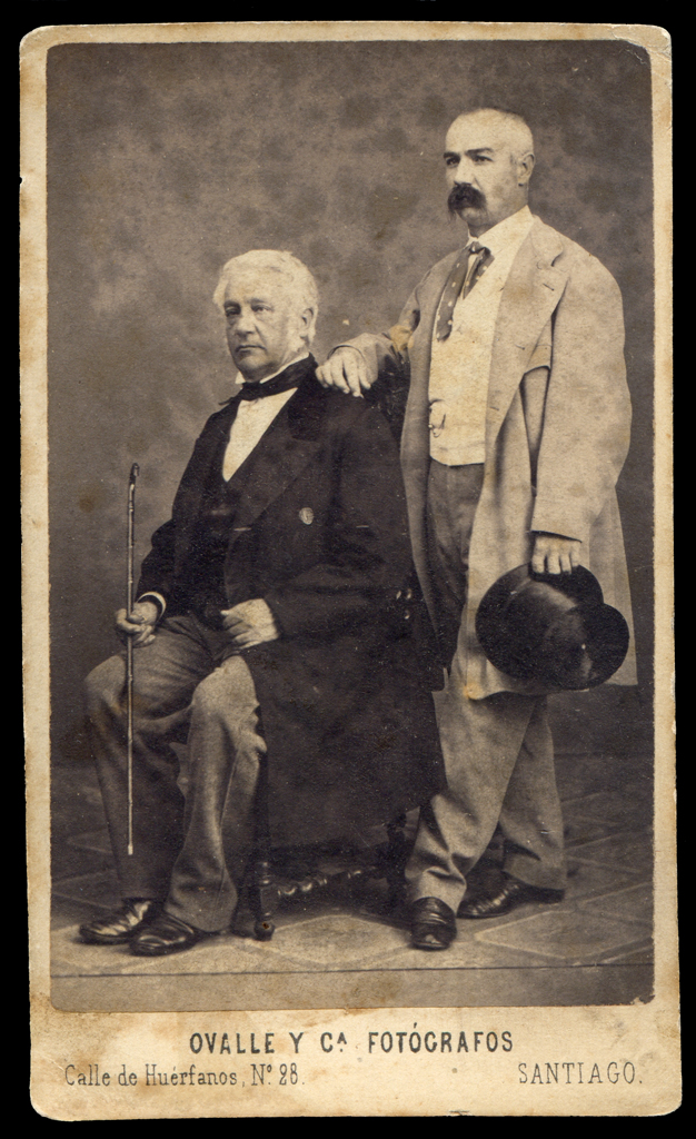 Benjamín Vicuña Mackenna y su padre Pedro Félix Vicuña Benjamín Vicuña Mackenna y su padre Pedro Félix Vicuña