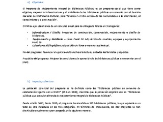 Informe reporte metodológico de la Subdirección de Bibliotecas Publicas