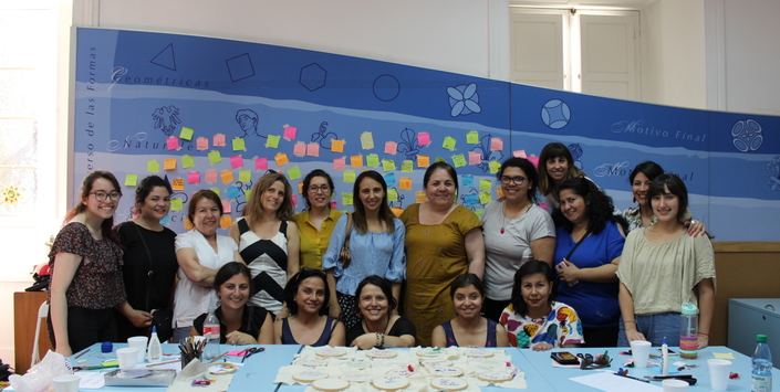 Taller artístico | Confección de Baldosas