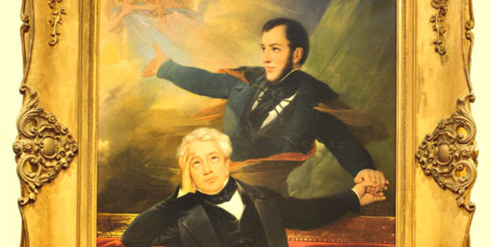 Óleo de Raymond Monvoisin