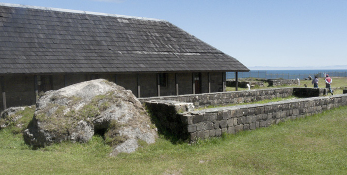 Vista general de la Casa del Castellano, que aloja la exhibición museográfica permanente.