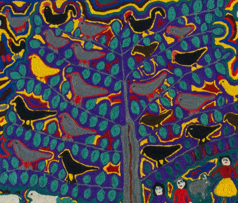 María Riquelme. Tapiz. Copiulemu, sin fecha (detalle)