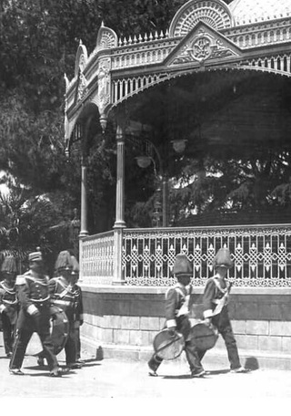 Banda en el Kiosco de la Plaza de Armas de Talca