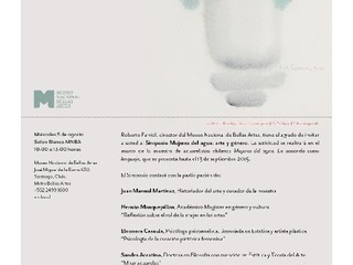 Invitación simposio Mujeres del agua 5 agosto