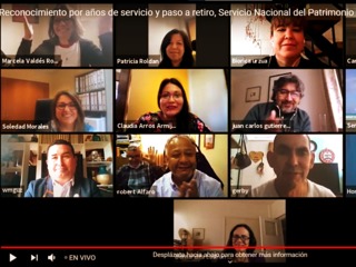 Reconocimiento a dos funcionarios del museo por 25 años de servicio