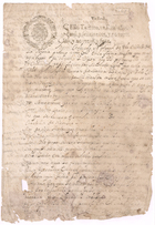 Expediente 2848. 22 febrero 1697