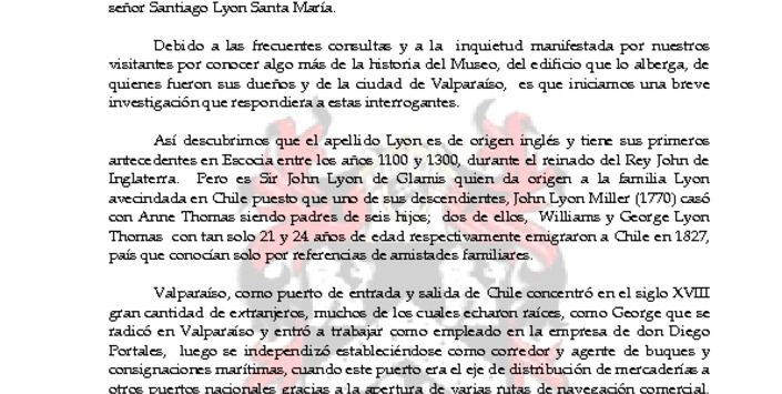 Historia Familia Lyon