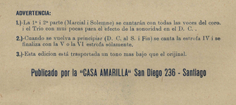 Himno Patria Nueva (detalle)