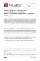 La hazaña Hollub: una lectura del álbum del explorador Enrique Hollub Gaspar que trata de su viaje por el litoral de Aysén y Magallanes