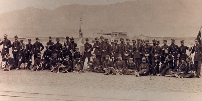Regimiento 4º de Línea, Antofagasta 1879.