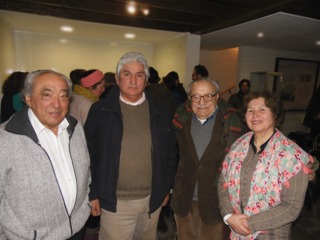 Junto a sus amigos y vecinos de Niebla