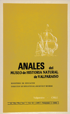 Anales del Museo de Historia Natural de Valparaíso, vol. 12 (1979)