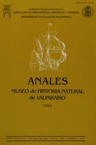 Anales del Museo de Historia Natural de Valparaíso, vol. 22 (1994)