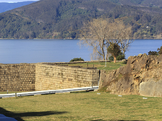 Panorámica del foso exterior