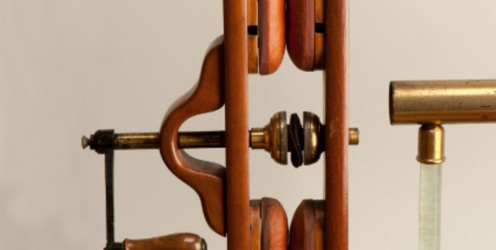 Máquina eléctrica de Ramsden (detalle)