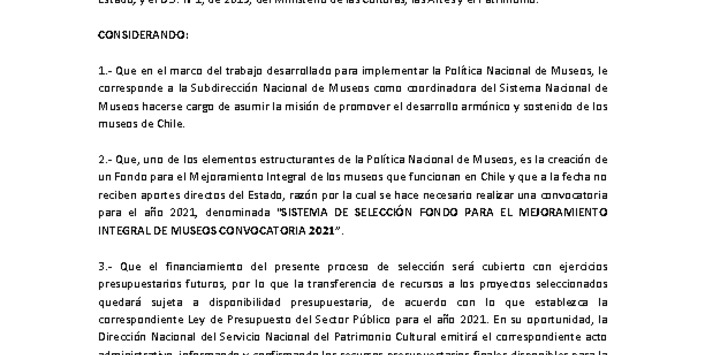 Bases selección FMIM primera convocatoria 2021