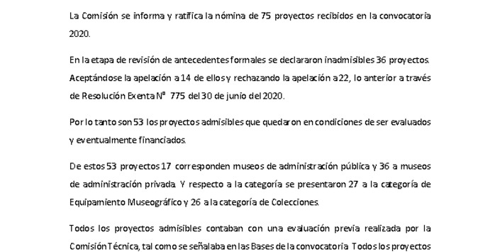 Acta comisión de evaluación FMIM 2020