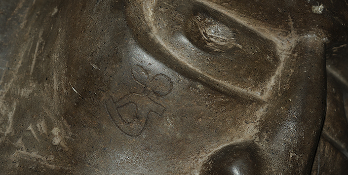 Moái maea (detalle)