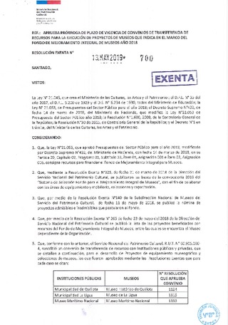 Aprueba prórroga de plazos