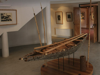 Hall de entrada del Museo Antropológico Martin Gusinde.