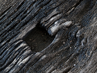 Cavidad cuadrangular en la superficie (detalle 2)