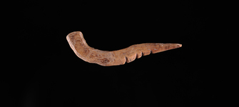 Anzuelo tallado en hueso