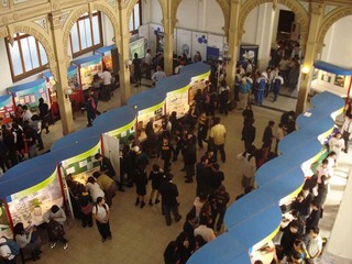 Vista superior de los stands.