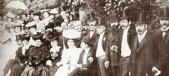 Asistentes al Banquete dado al Cuerpo Diplomático con Motivo de su Visita a la Exposición Agrícola e Industrial de Talca. 1905
