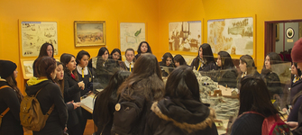 Visita guiada por las salas de exposición