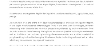 Troncoso, Andrés. Arte rupestre de la Región de Coquimbo: una larga tradición de imágenes y lugares
