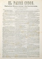 El Padre Cobos. Santiago, 25 de diciembre de 1875. Año I. N° 31. 4 pp.