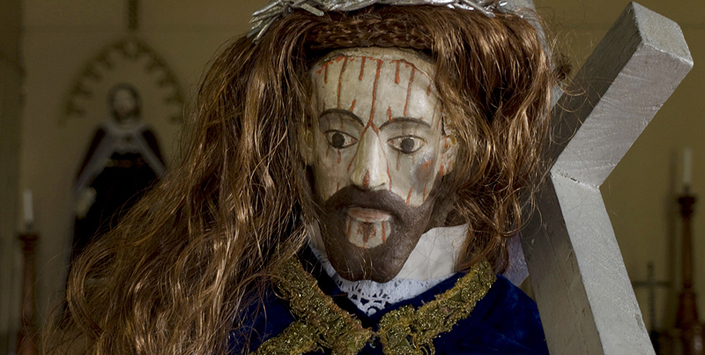 Santos silentes, objetos de la escuela Santería de Chiloé