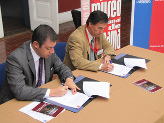 Firma de convenio MOP-Museo Regional de Atacama.