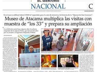 Portada "El Mercurio".