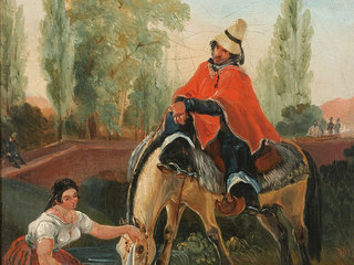 Mauricio Rugendas, El huaso y la lavandera