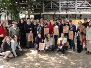 Asistententes a la ceremonia