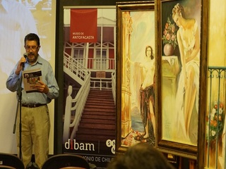 Expositor repasando su trayectoria