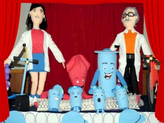 Obra de títeres sobre ciencia