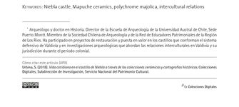 Vida cotidiana en el castillo de Niebla a través de las colecciones cerámicas y cartografías históricas