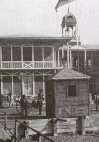 Aduana de Antofagasta, 1888. Edificio donde actualmente se encuentra el Museo Regional de Antofagasta.