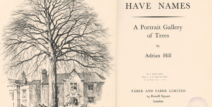 Adrian Hill.  Trees have names; a portrait gallery of trees