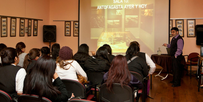 Inducción previa a la visita guiada.