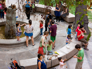 Museo de la Educación Gabriela Mistral, Patio de los tilos