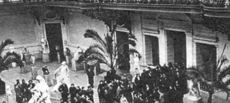 Ceremonia de inauguración septiembre de 1910