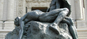 Unidos en la Gloria y en la Muerte, escultura de Rebeca Matte