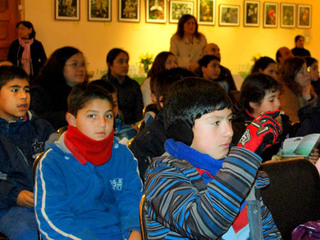 Taller patrimonial con alumnos de enseñanza básica