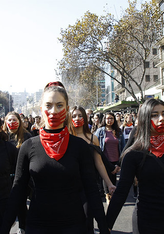 Marcha por una Educación No Sexista, Santiago, 06-06 2018. Donación Miguel Carrasco.