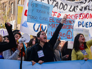 Marcha por una Educación No Sexista, Santiago, 06-06-2018. Donación Amanda Mitrovich- COFEU.